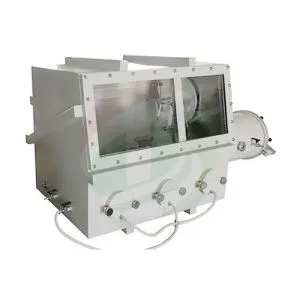 Hnab looj tes Box Nrog Ob Qhov Chaw Saib Xyuas Qhov rai